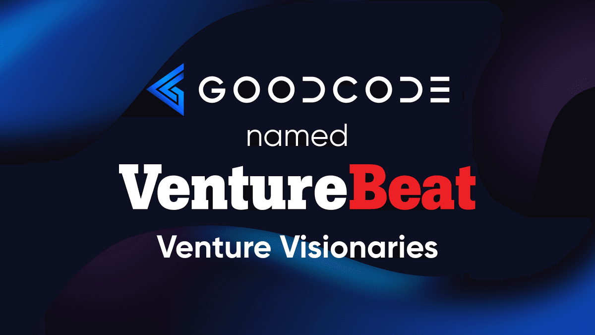 Good Code named Venture Visionary by VentureBeat