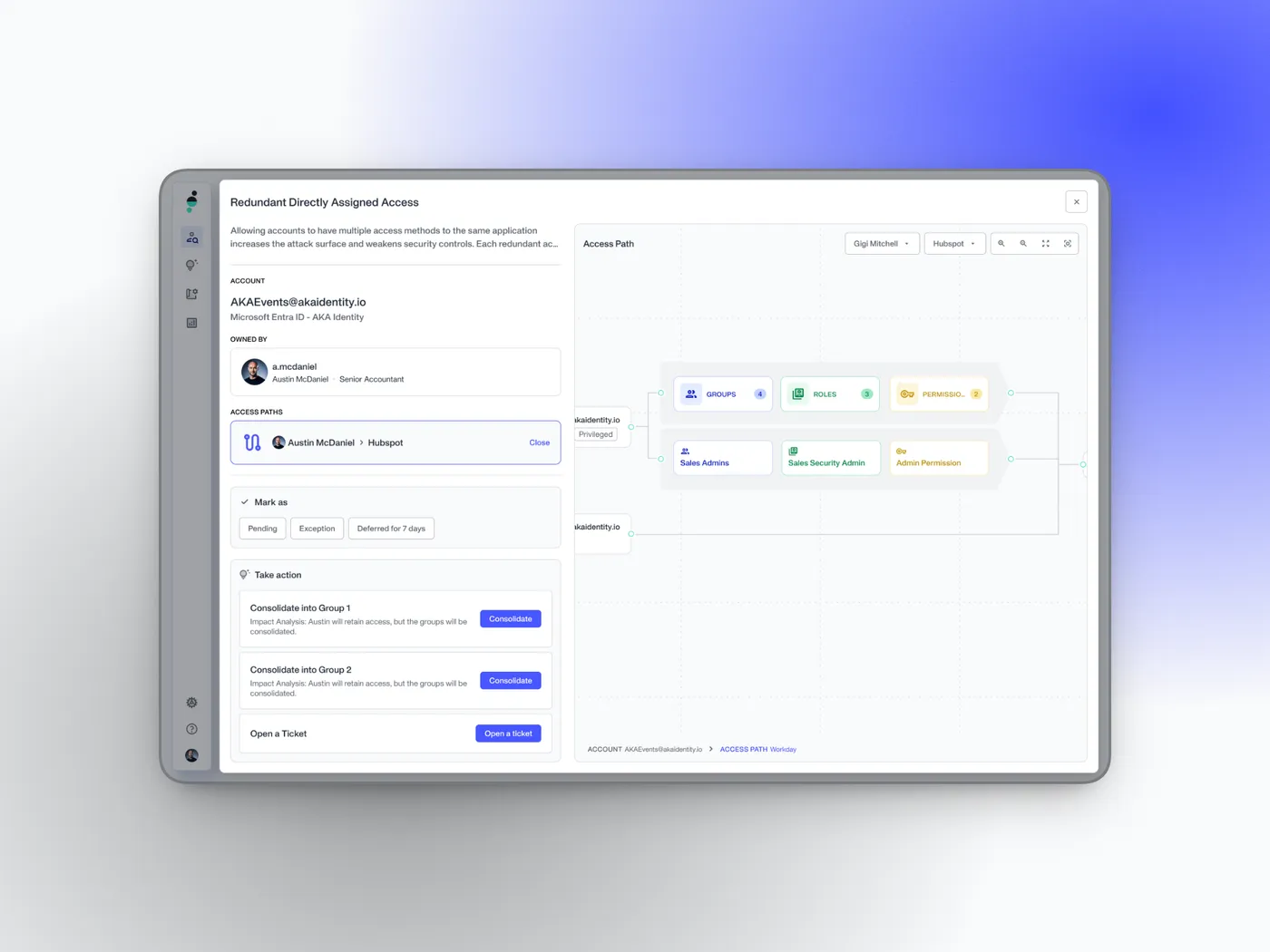 AKA — interface shot 4