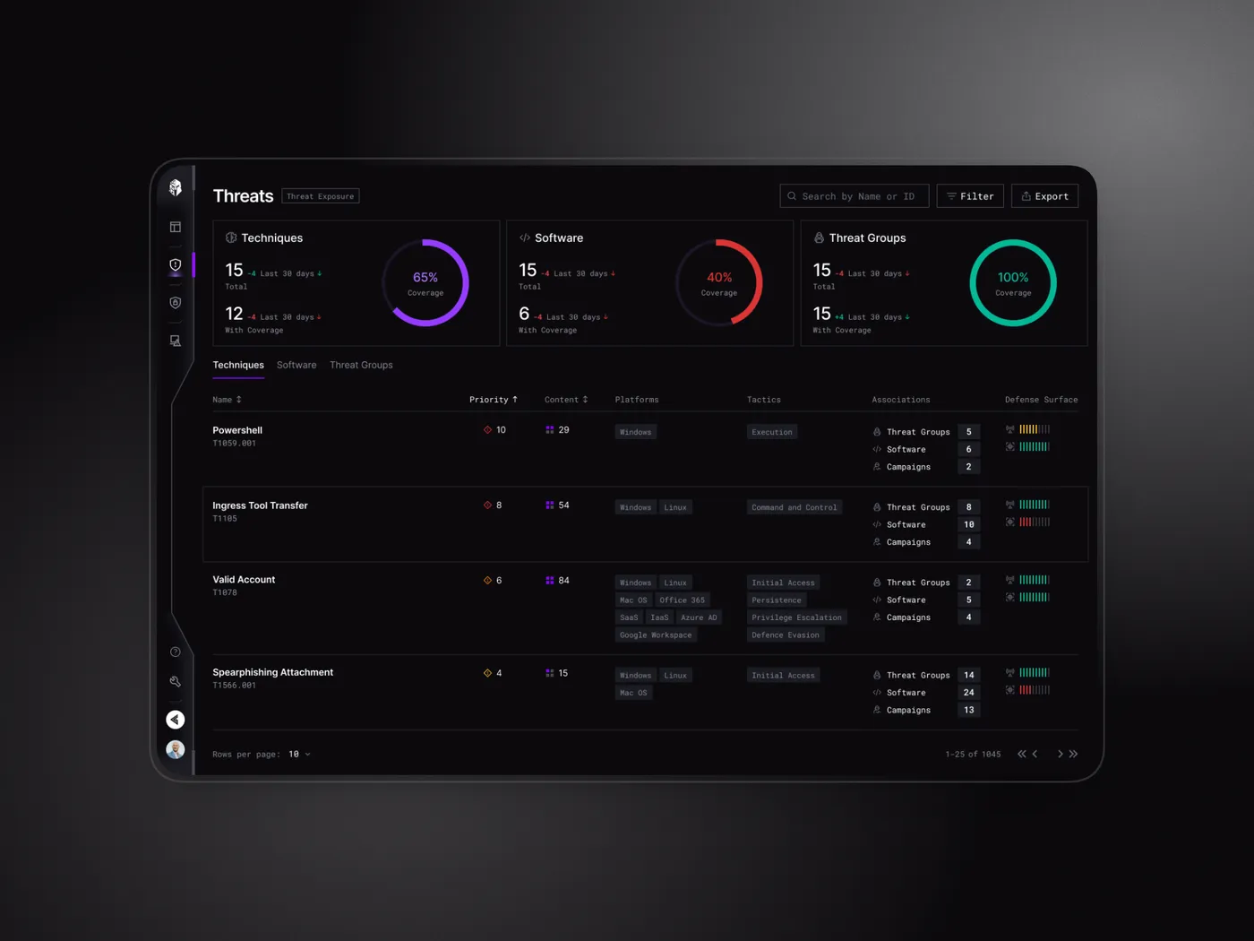 Interpres — interface shot 3