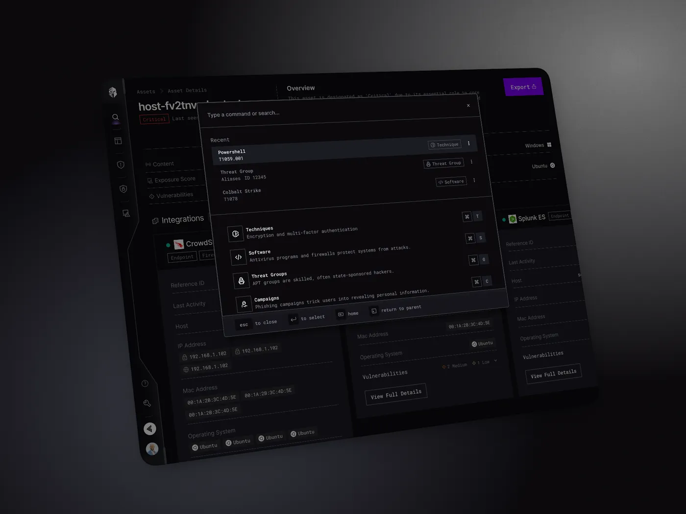 Interpres — interface shot 4