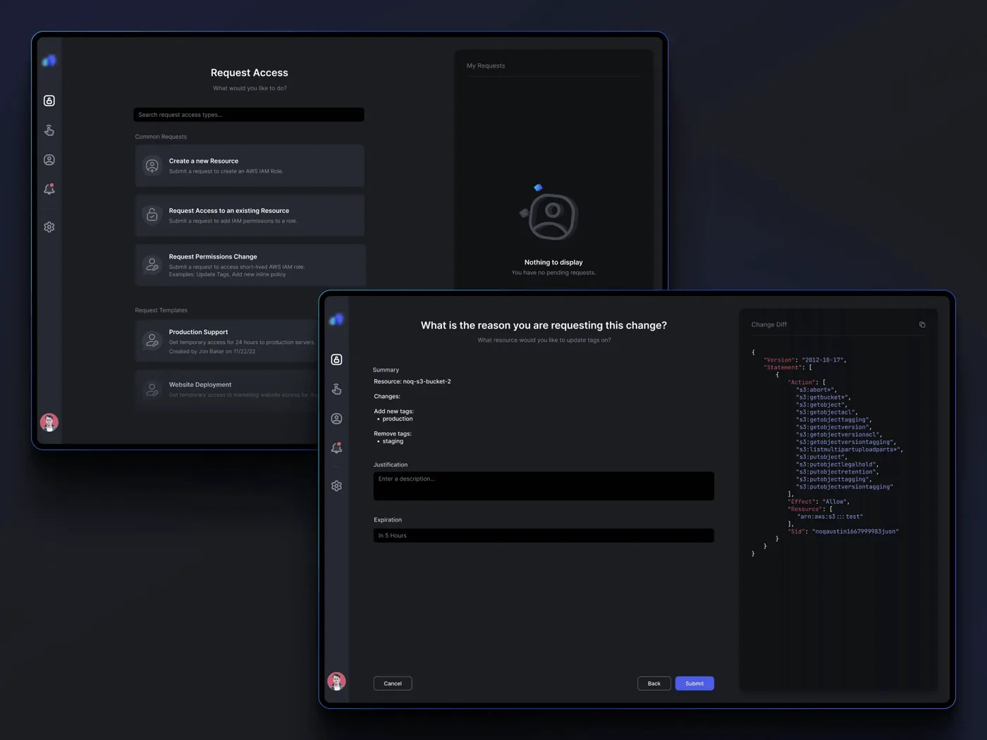 NOQ — interface shot 3
